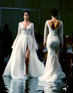 Свадебные платья, перья, бахрома: в Киеве состоялся Expo Wedding Fashion Ukraine 2019
