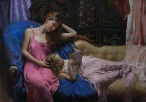 Нежная женская красота в картинах Висенте Ромеро Редондо