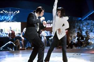 25 лет спустя: Ума Турман повторила легендарный танец из «Криминального чтива» на съемках телешоу