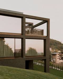 Кубический современный дом в Италии
