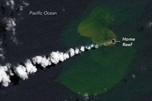 
        Новый остров возник в Тихом океане после подводного извержения            